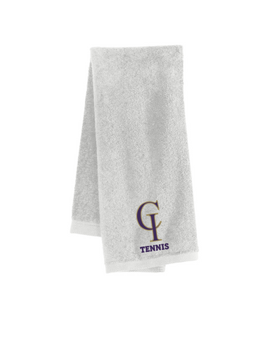 C of I Tennis Embroidered Hand Towel