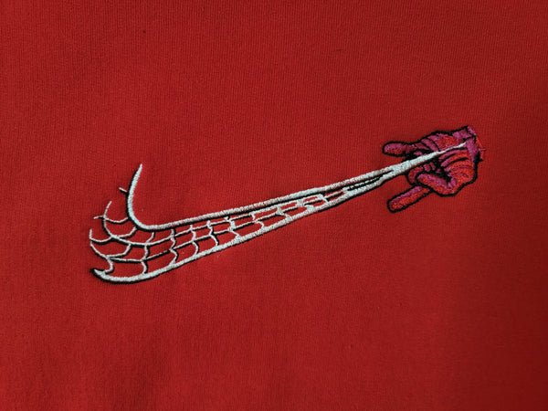 Spidey Swoosh Embroidered Sweater