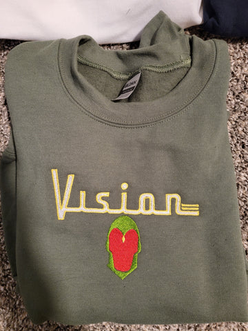 Vision Embroidered Sweater Size S