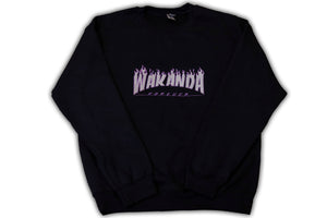 Wakanda Flames Embroidered Sweater