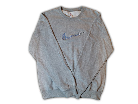 Thunder Swoosh Embroidered Sweater