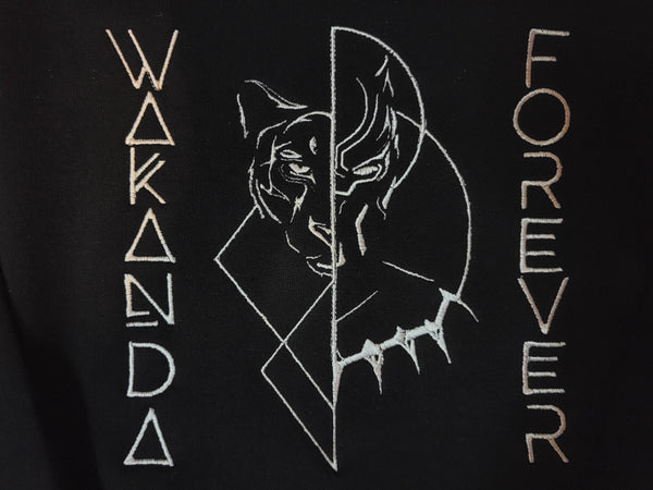 Wakanda Forever EMBROIDERED tee